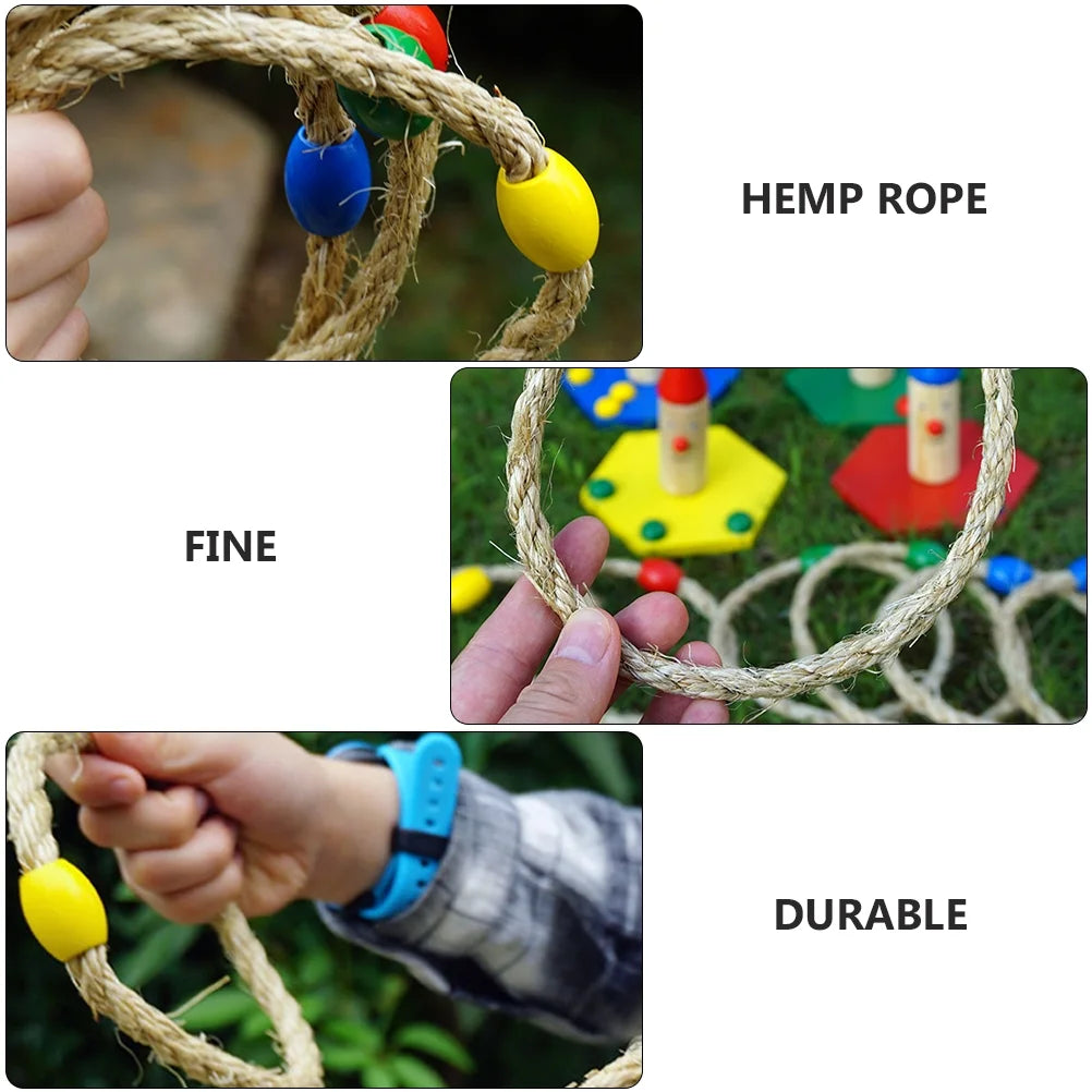 10 PCS Throwing Ring Toys Carnival Rings E4749