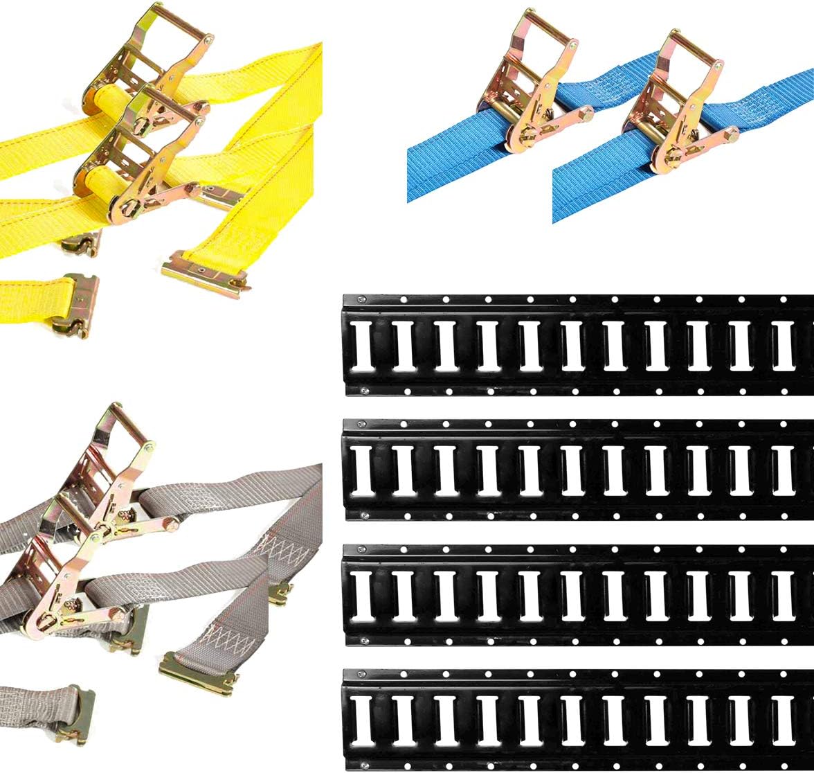 Black E Track Tie-Down Kit 10 Pieces K520