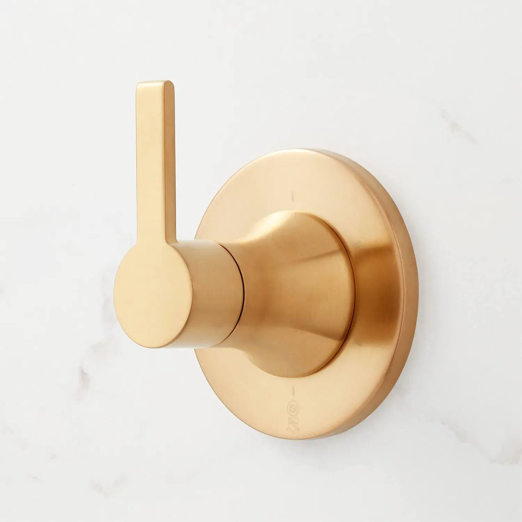 In-Wall Shower Diverter Trim Lever Handle Chrome Brass L179519
