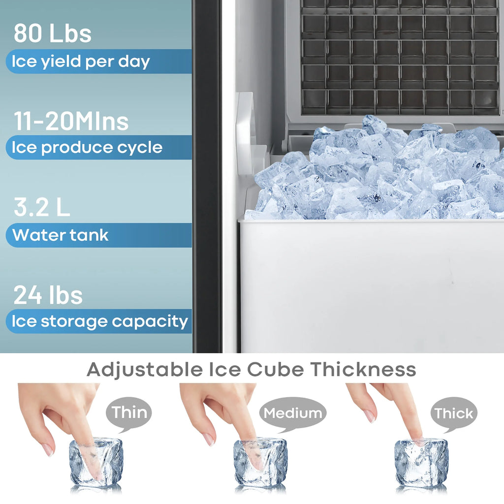 Built-in Ice Maker 80lbs/Day E69987