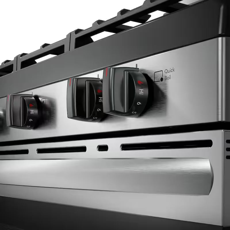 5 Burner Freestanding Gas Range in Stainless Steel P5512