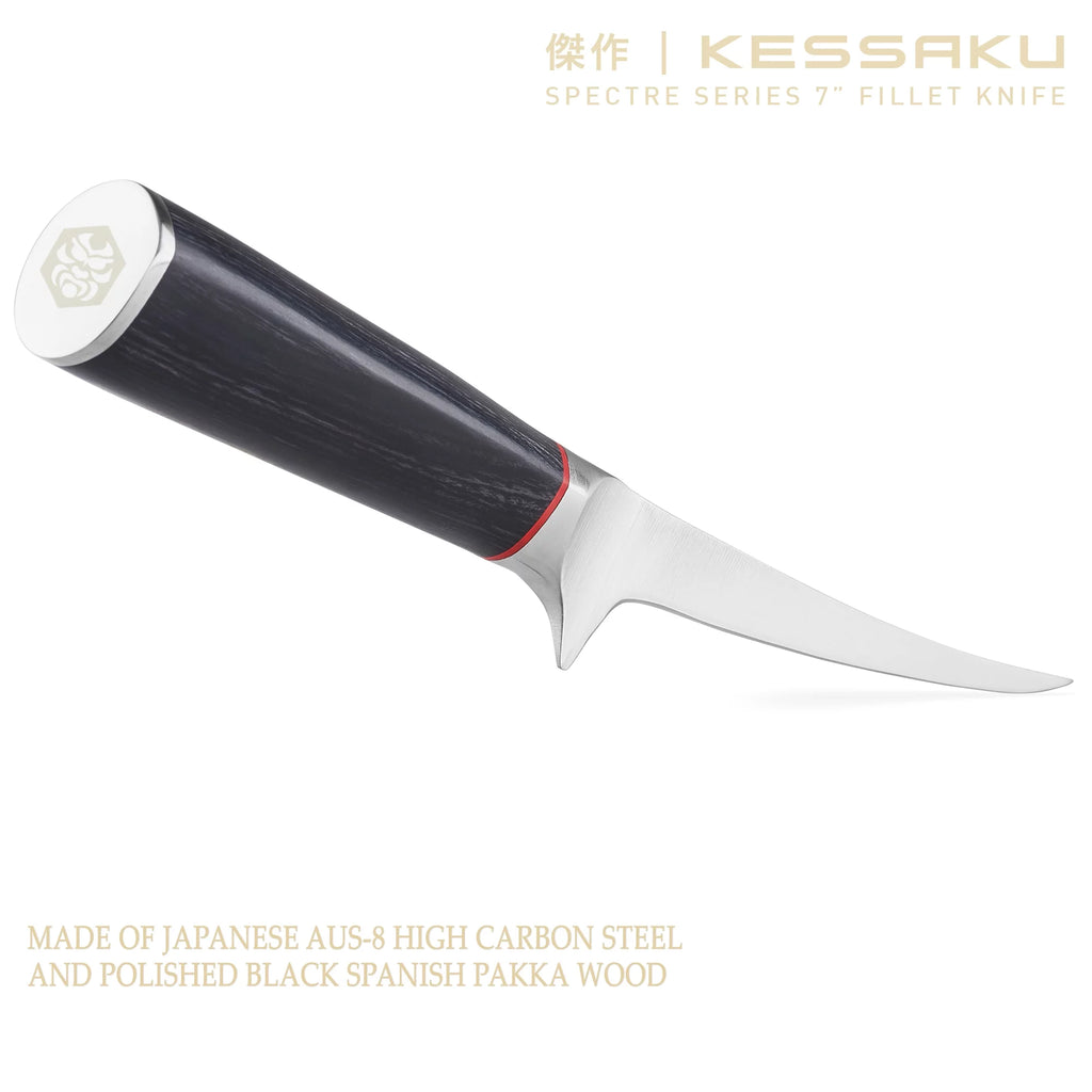 7 inch Flexible Forged AUS-8 High Carbon Stainless Steel Fillet Knife V761720