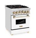 24 in. Gas Range with Gas Oven in Stainless Steel A8532