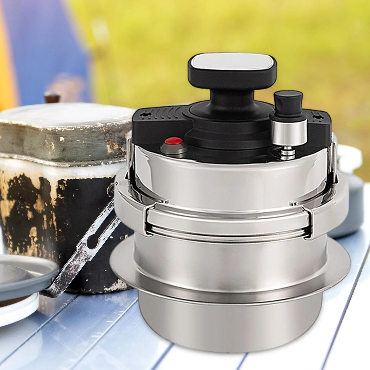 1.2L Stainless Steel Portable Rice Cooker V5258