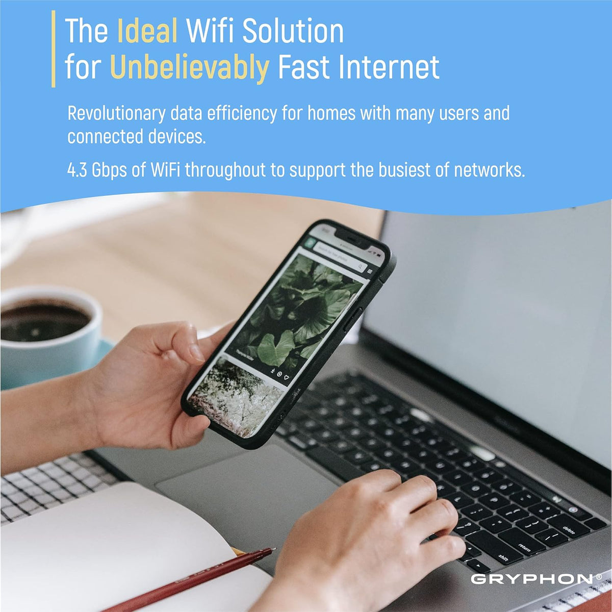 Tri-Band Mesh WiFi 6 System 2 Pack V75346