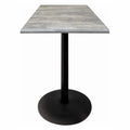 Black Indoor/Outdoor Square Table K187048
