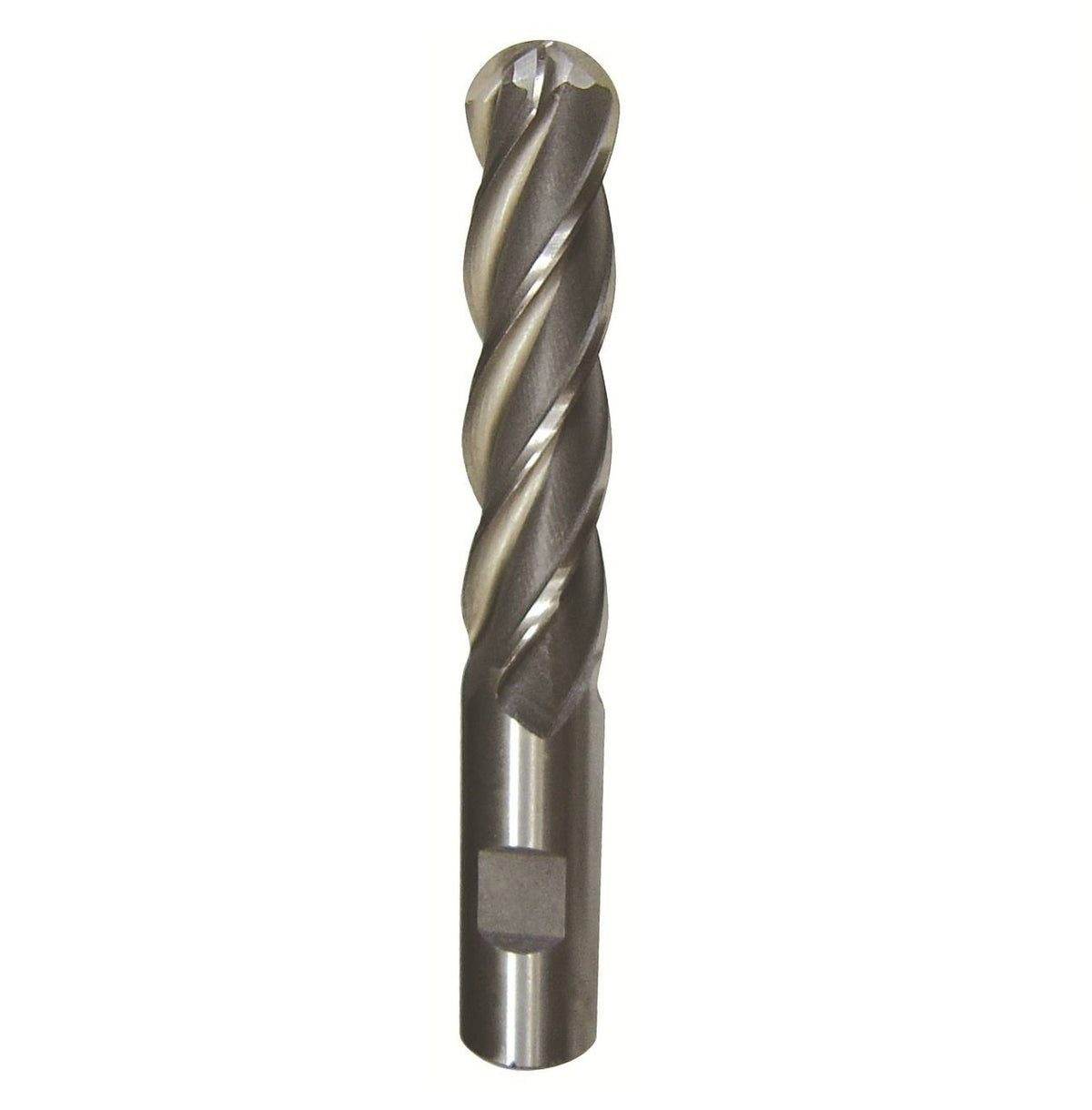 17/32x22 4 Flute Carbide Uncoated Bright Ball End Mill M4225
