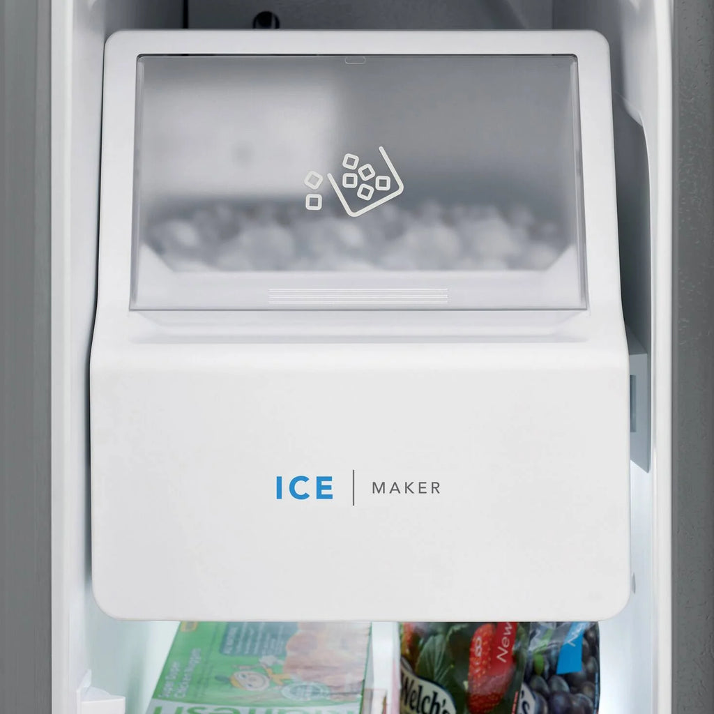 36 IN 25.6 CU FT Stainless Steel Side-by-Side Refrigerator with Water and Ice Dispenser O494004