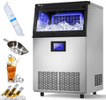 Commercial Ice Machine with 33LBS Storage Bin T64276