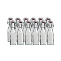 8.5oz Swing Top Glass Bottles 12-pack D98124