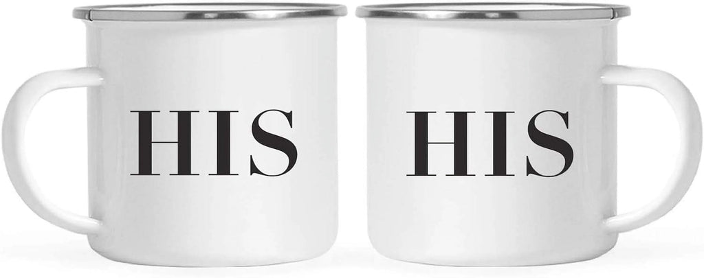 Stainless Steel Campfire Coffee Mugs Gift Set, 2-Pack T51293
