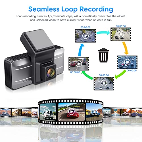 1080P Full HD Dash Car Camera with 3.4" IPS Display N25693