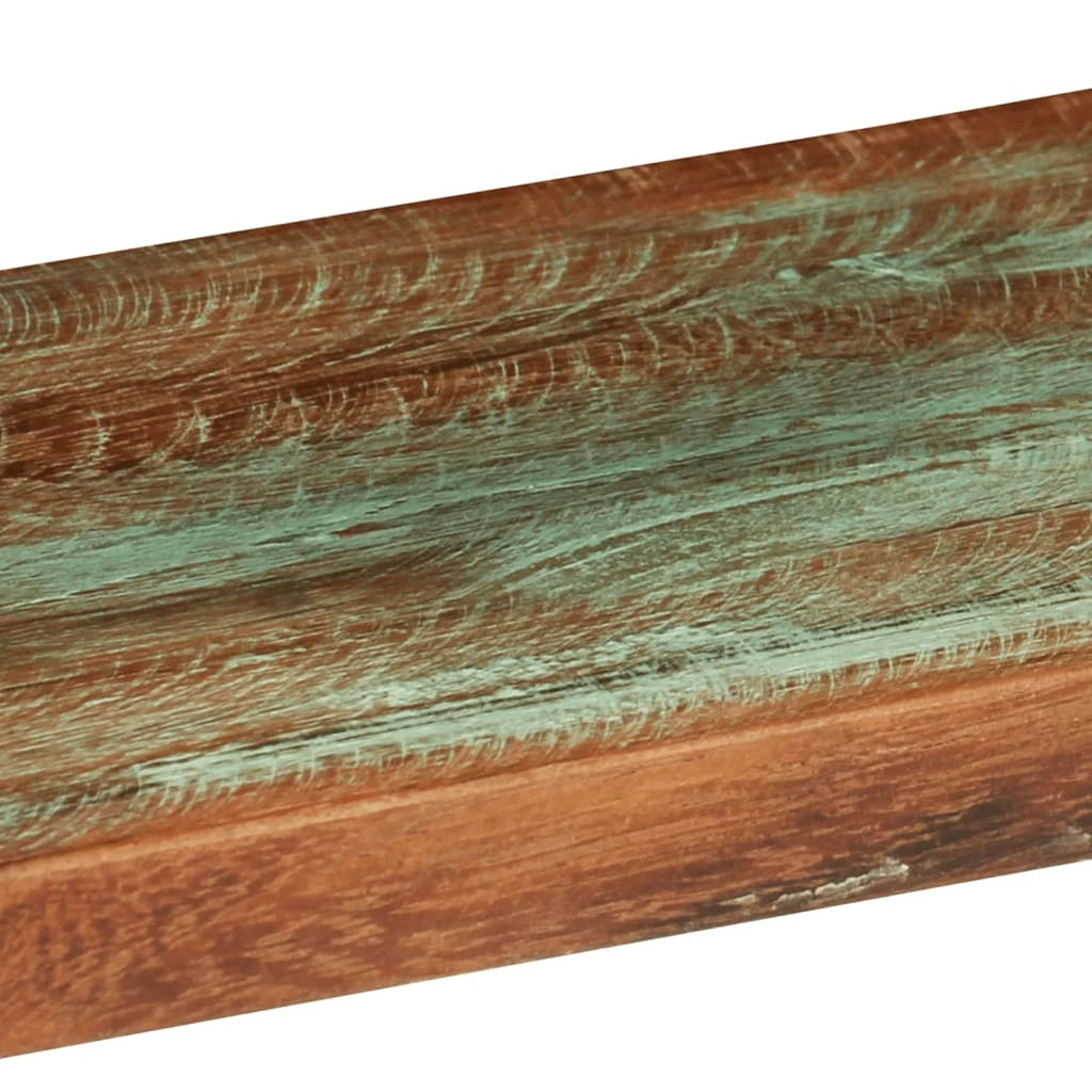 3 Piece Solid Reclaimed Wood Wall Cube Shelf Set J912