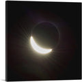 Total Solar Eclipse Canvas Art Print 18" x 18" P659