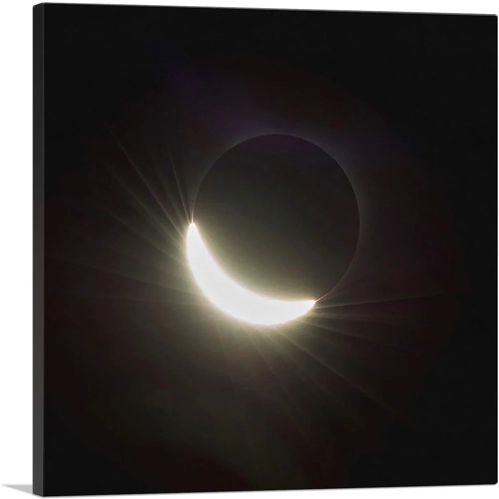 Total Solar Eclipse Canvas Art Print 18" x 18" P659