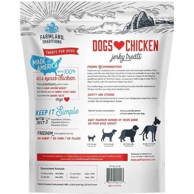 Chicken Jerky Dog Treats H8219
