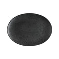 Stoneware Dish 34x45 cm Mat Black Z734