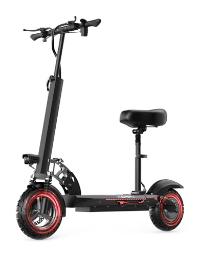 1500W Peak Motor 45 Miles Range 30MPH Top Speed 10" Off Road Tires Dual Suspension Folding Electric Scooter L309085