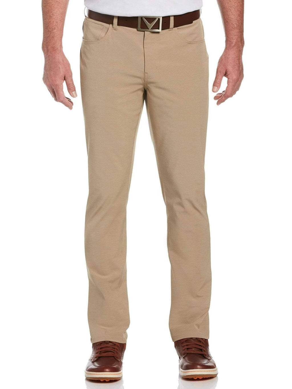 Khaki Heather Beige 5-Pocket Pant K1609
