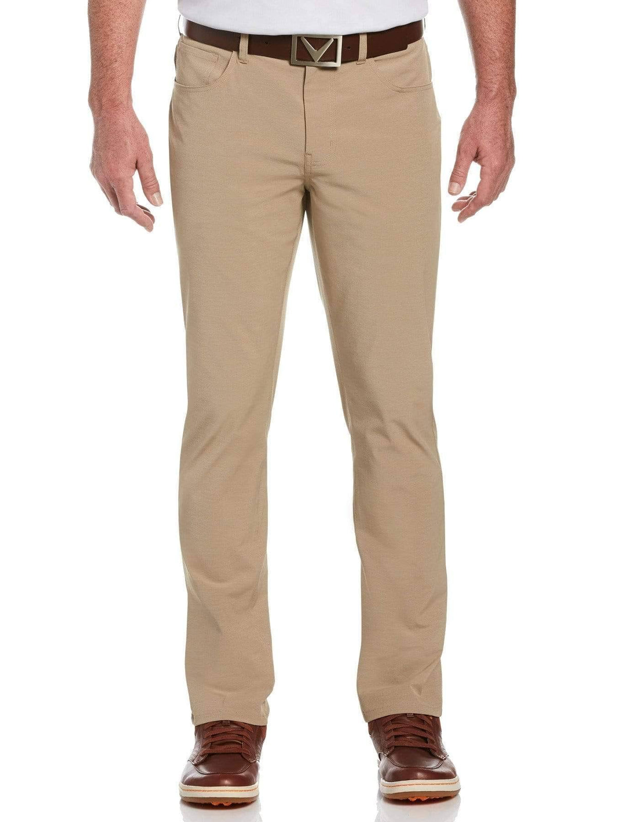 Khaki Heather Beige 5-Pocket Pant K1609