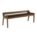 Chestnut Wire Brush Dining Bench A313