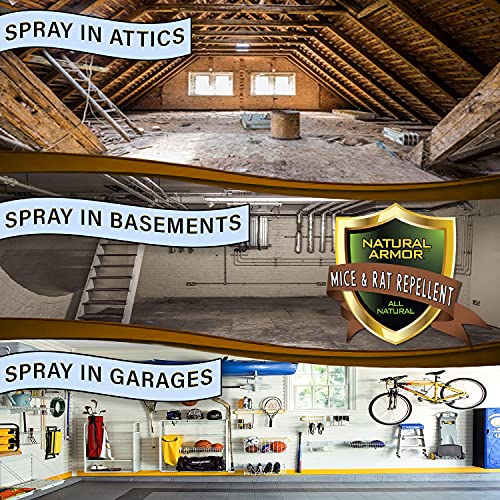 128 OZ Peppermint Natural Rodent Repellent Spray A18900