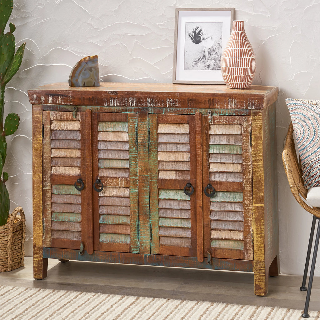 Reclaimed Wood Cabinet L418