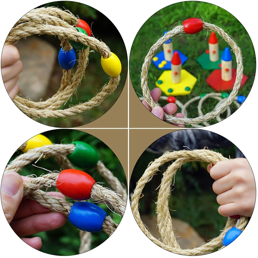 10 PCS Throwing Ring Toys Carnival Rings E4749