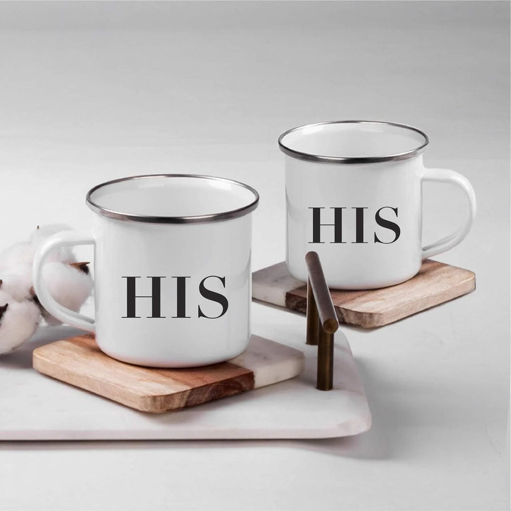 Stainless Steel Campfire Coffee Mugs Gift Set, 2-Pack T51293