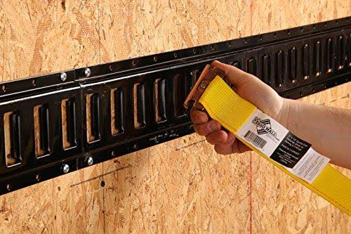 2 x 12 Heavy Duty Yellow Polyester Ratcheting Straps T928