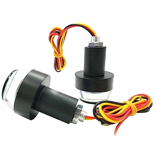 12V LED Handlebar Turn Signal Lights (White/Red) O127817