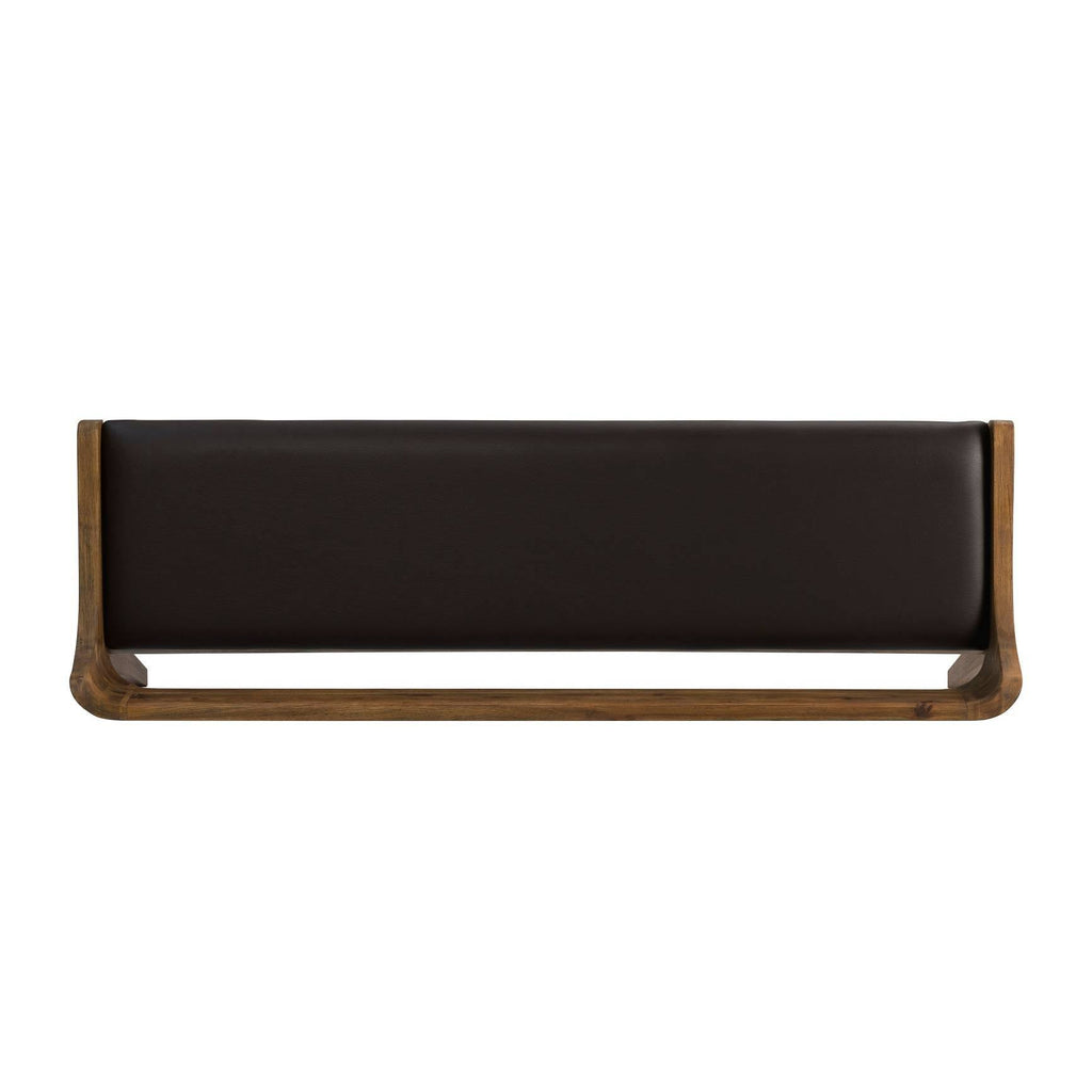 Chestnut Wire Brush Dining Bench A313