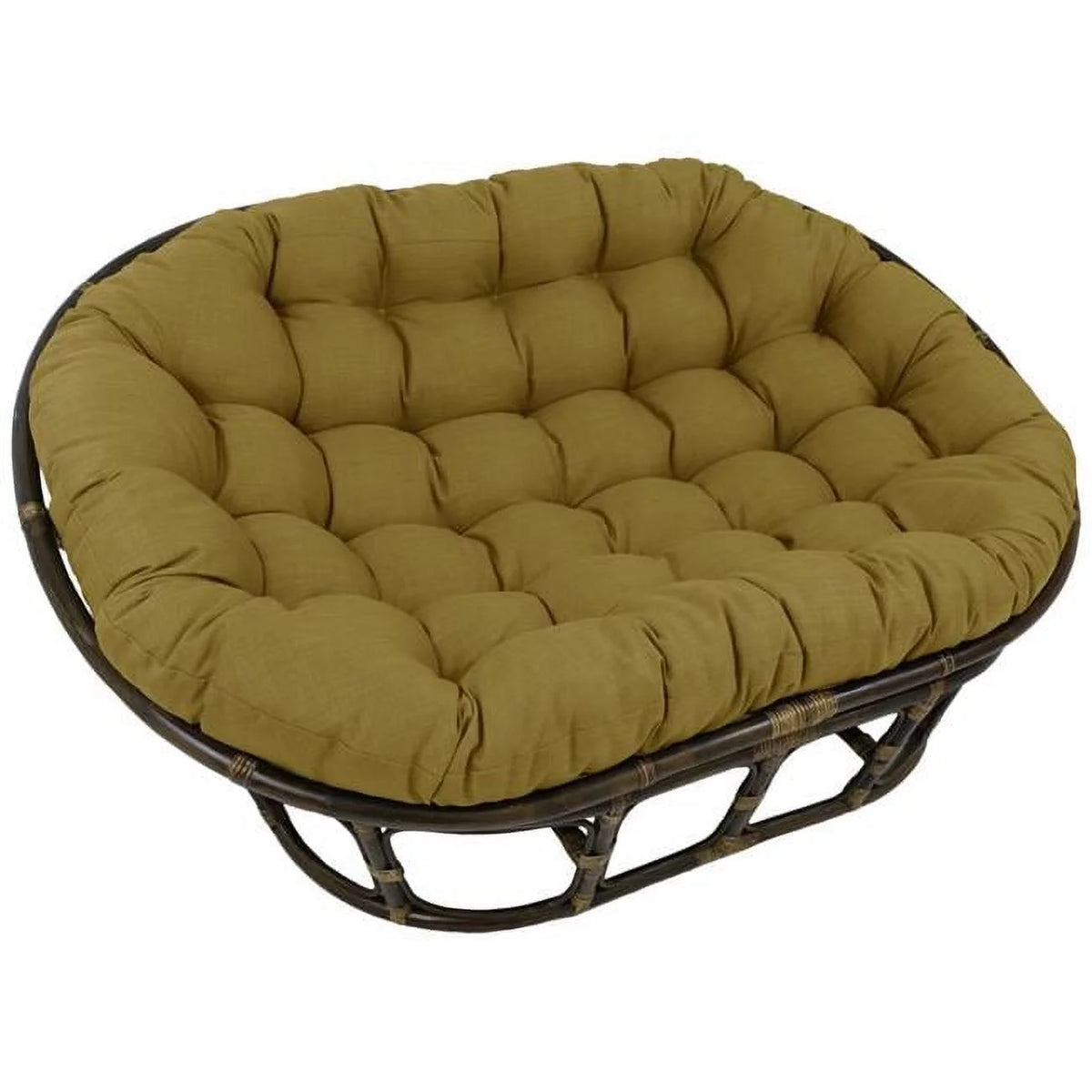Solid Spun Polyester Double Papasan Cushion A71988