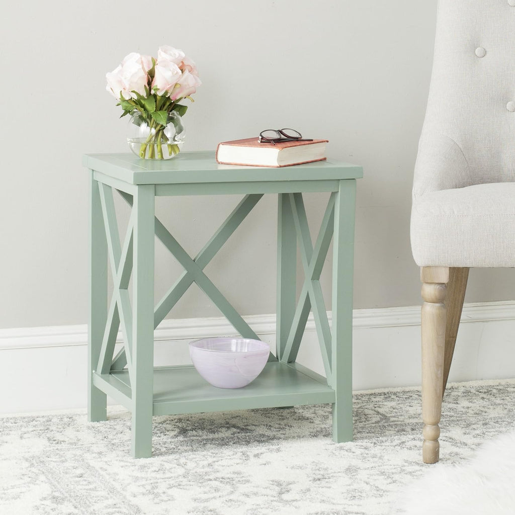 Cross Back End Table D63551