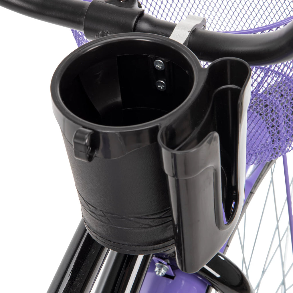 Black and Purple Cruiser Bicycle J506