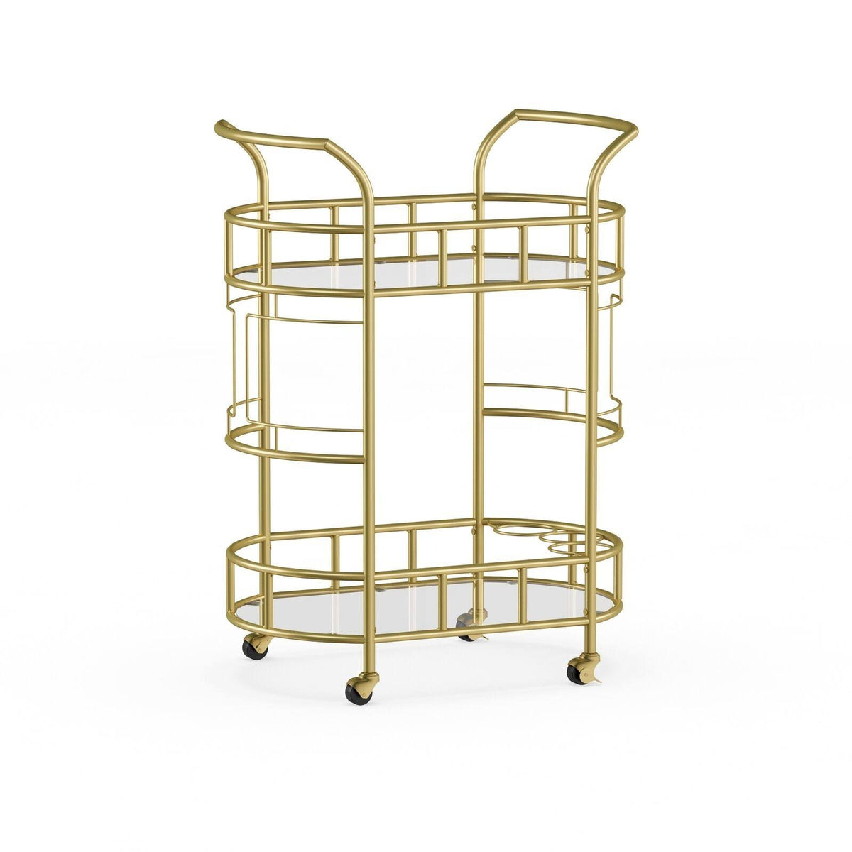 Gold 2-Tier Bar Cart G56422