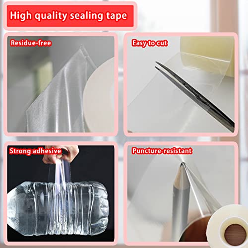 Transparent Window Weather Sealing Tape, 3 Inch x 55 Yards B10701
