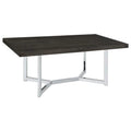 Dark Oak Rectangular Dining Table N99378