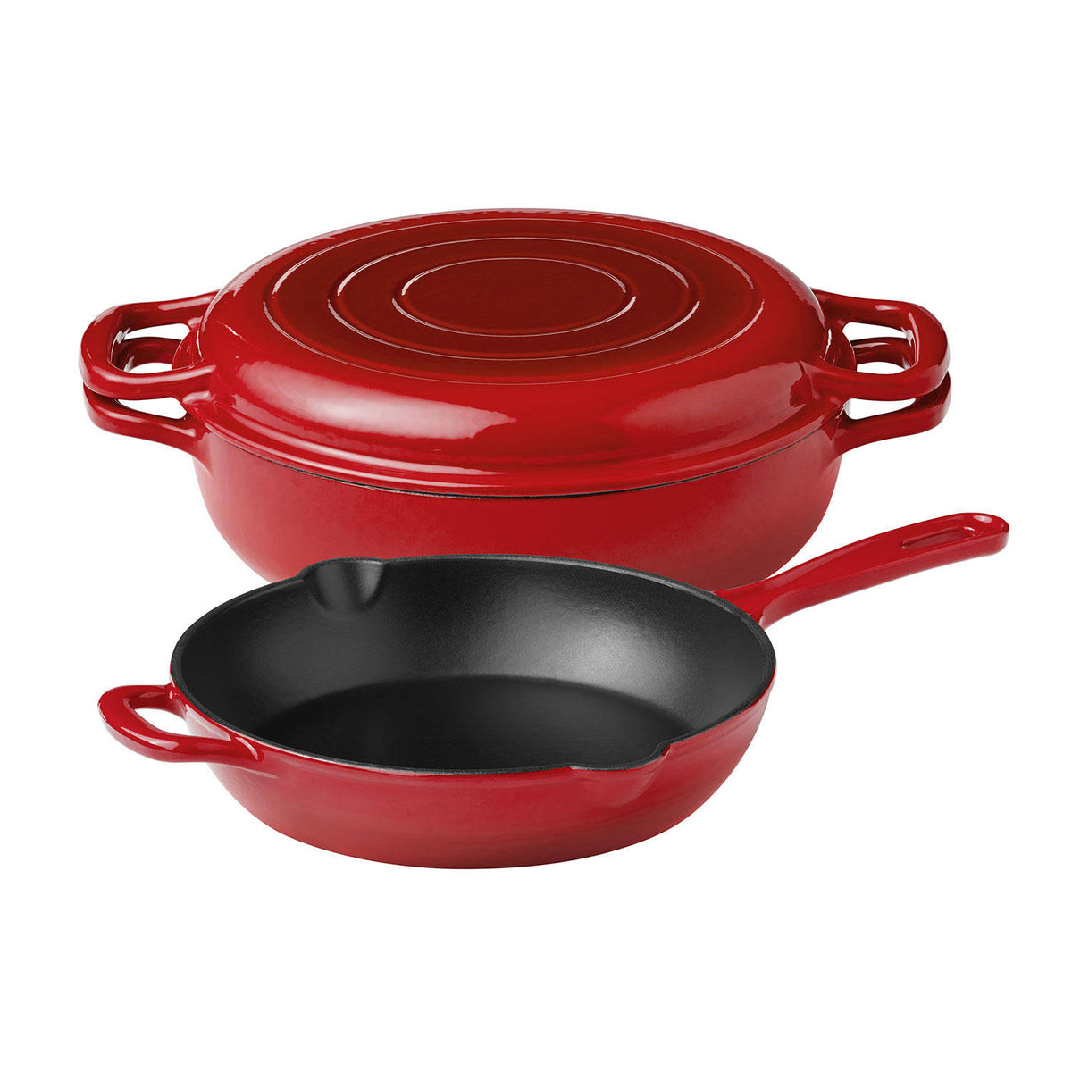 3-Piece Enamel Cast Iron Set P657111