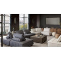Grey Fabric Modular Lounger Z758563
