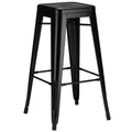 Black Bar Stool Set of 4 A7721