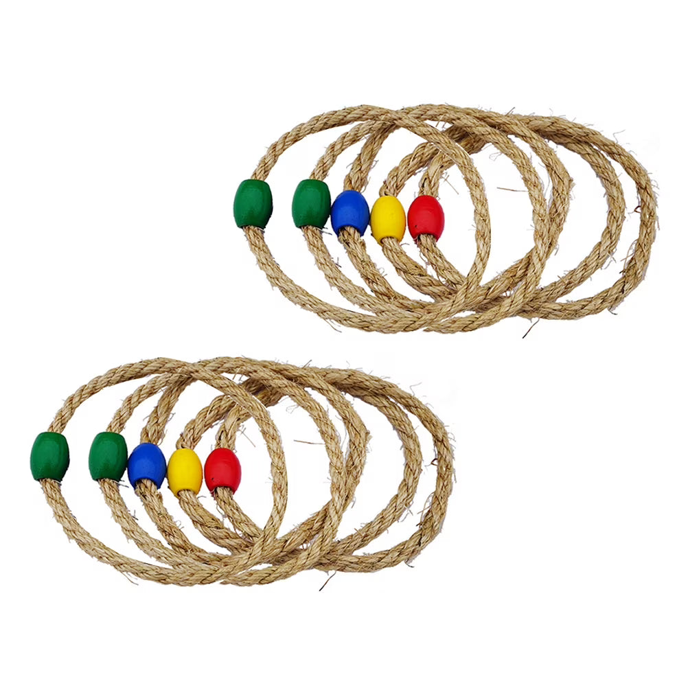 10 PCS Throwing Ring Toys Carnival Rings E4749