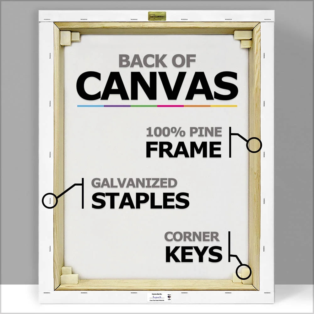 Total Solar Eclipse Canvas Art Print 18" x 18" P659