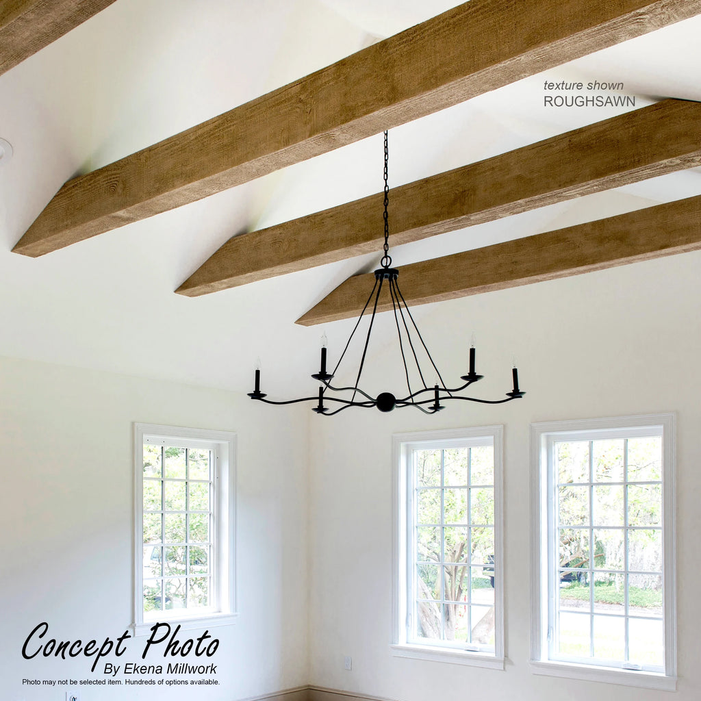 12"W x 4"H x 16'L Faux Wood Ceiling Beam E297645