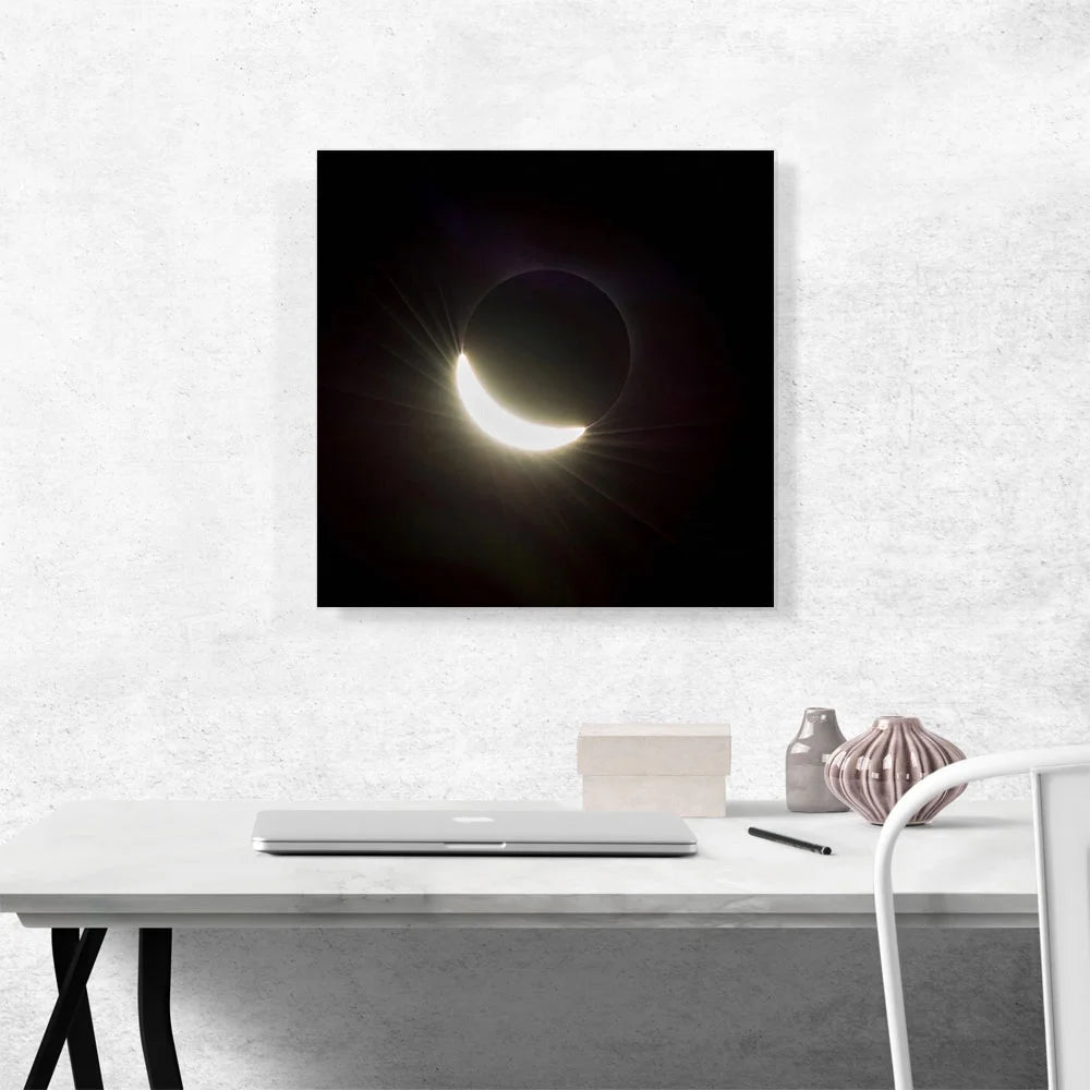Total Solar Eclipse Canvas Art Print 18" x 18" P659