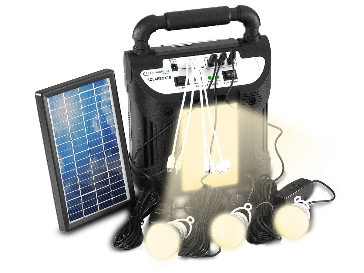 9-in-1 Solar Power Bank Speaker with 12V 3000 mAh Battery Y4261
