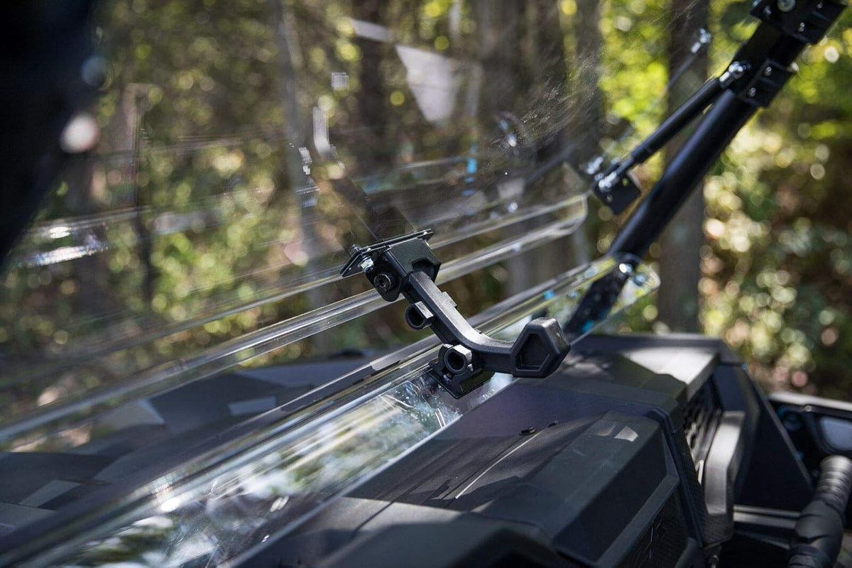 3-in-1 Flip Windshield Standard Non-Scratch Resistant 1/4 Thick Polycarbonate O189