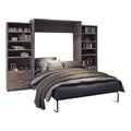 Queen Murphy Bed with Closet Organizers K6182