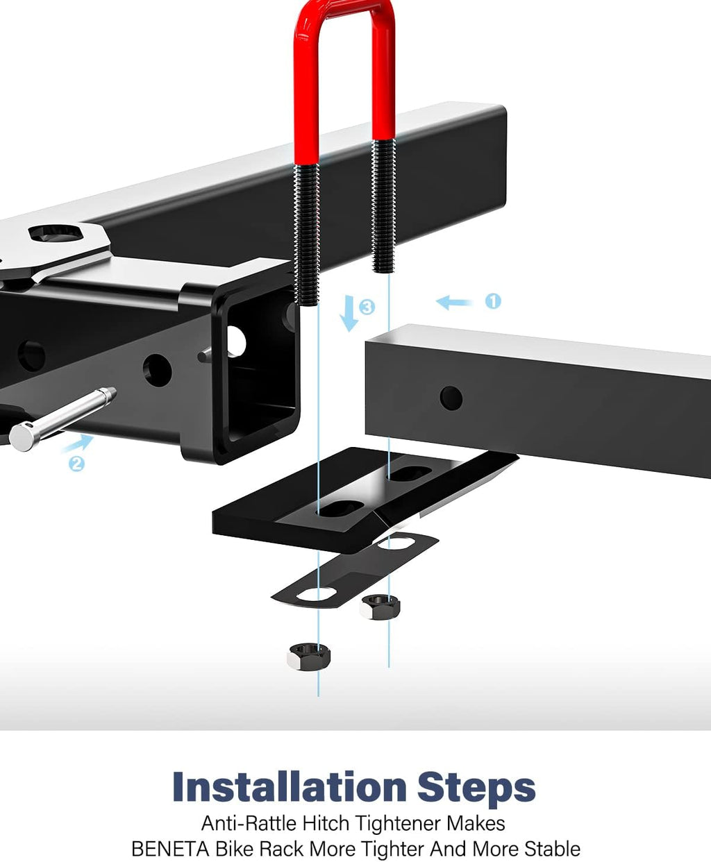 4 Bike Hitch Mount Bike Rack E4021