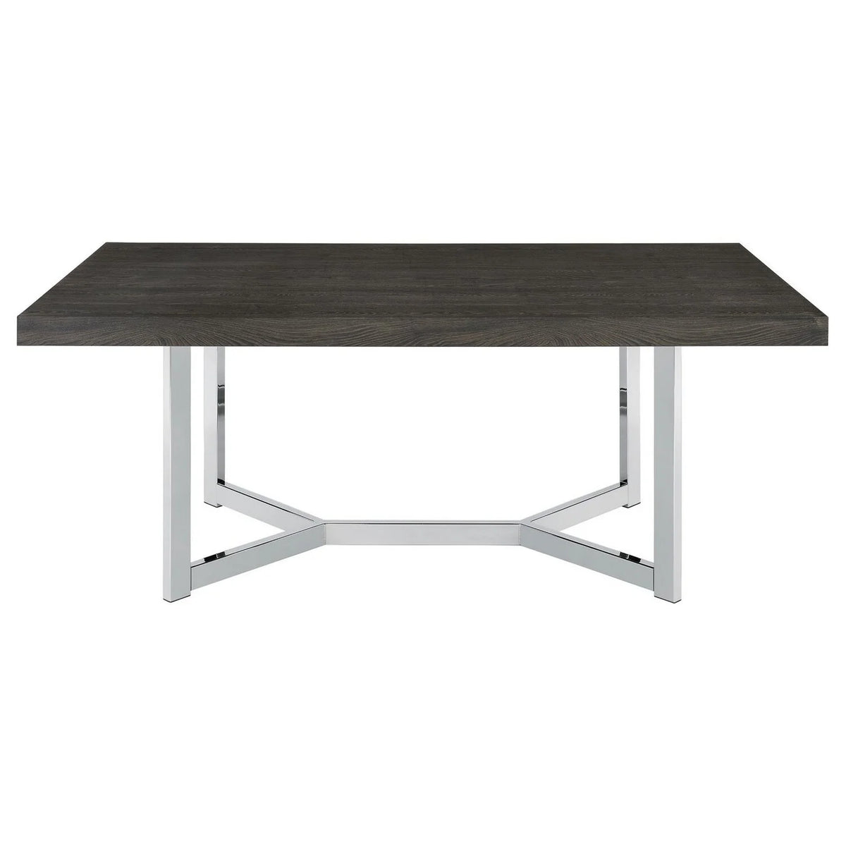 Dark Oak Rectangular Dining Table N99378